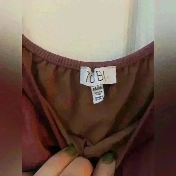 Tobi NWT Cindy off the shoulder bell sleeve shift dress lined size medium - Picture 6 of 9